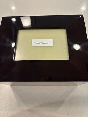 Wooden Cremation Memory Chest Urn Box Pre Need Planning Kit Photo #E64